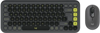 Logitech POP Icon Combo tasti (Layout QWERTY indiano) Grafite e Verde