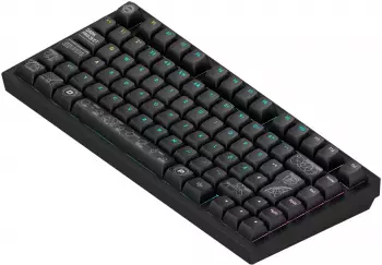 Dark Project ALU81A Terra Nova Black (DE) – Dark Project ALU81A Terra Nova – Kompakte Gaming Tastatur mit dreifacher Konnektivität