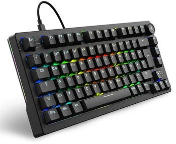 Sharkoon SKILLER SGK25 Black – Sharkoon SKILLER SGK25 Black - Kompaktes Gaming-Erlebnis