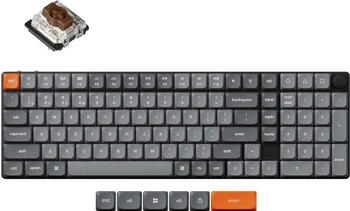 Keychron K17 Max RGB LED Hot-Swap (Gateron Low Profile 2.0 Brown) (US)