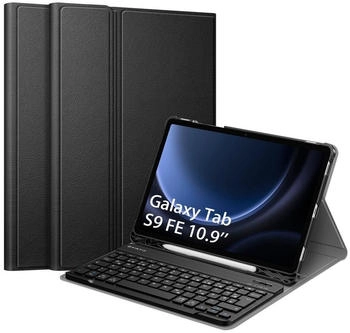 Fintie Tastatur Hülle Samsung Galaxy Tab S9 / S9 FE Schwarz