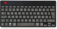 R-Go Tools Compact Break RGOCODEWLBL Tastatur Bluetooth QWERTZ Deutsch Schwarz