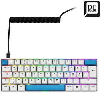 Sharkoon SKILLER SGK50 S4 Gen2 PBT White (DE)