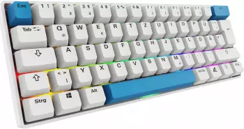 Sharkoon SKILLER SGK50 S4 Gen2 PBT White (DE) – Sharkoon SKILLER SGK50 S4 Gen2 PBT White (DE) - Präzision trifft auf Eleganz
