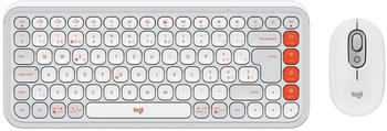 Logitech POP Icon Combo Offwhite/Orange (CH)