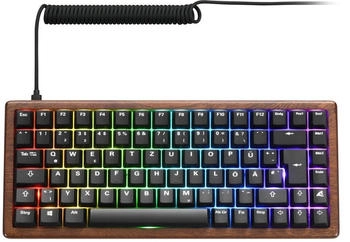 Sharkoon SKILLER SGK50 S3 PBT (Gateron G Pro 3.0 Yellow) (DE) Wood