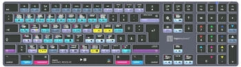 LogicKeyboard DaVinci Resolve TITAN Wireless Backlit Keyboard Mac (DE)