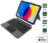 4smarts Tastatur Case schwarz 2in1 Solid Smart Kunststoff QWERTZ-Tastaturlayout
