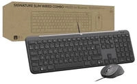 Logitech Signature Slim Wired Combo MK620 for Business, optische kabelgebundene Maus,