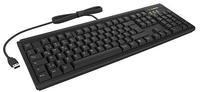 KeySonic Tastatur KSK-8008U-IP, Kabelgebunden Wasserdicht nach Schutzklasse IPX7,