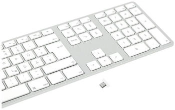 Matias Kabellose Tastatur silber (DE) – Matias Kabellose Tastatur silber (DE) für mühelose Produktivität
