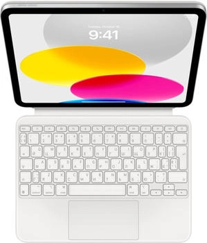 Apple Magic Keyboard Folio wei&szlig; f&uuml;r iPad (10. Generation) (UA)