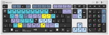 LogicKeyboard DaVinci Resolve Silver Slimline Keyboard DE