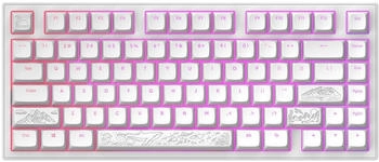 Dark Project ALU81A Terra Nostra White (US) – Dark Project ALU81A Terra Nostra White – Gaming Tastatur für mehrere Geräte
