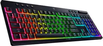 Razer BlackWidow V4 Low-Profile HyperSpeed (Orange Switches) (US) – Kabellose Freiheit mit außergewöhnlicher Akkulaufzeit