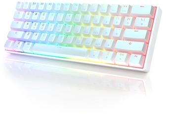 HK Gaming GK61 (Gateron Mechanical Red) (US) wei&szlig;