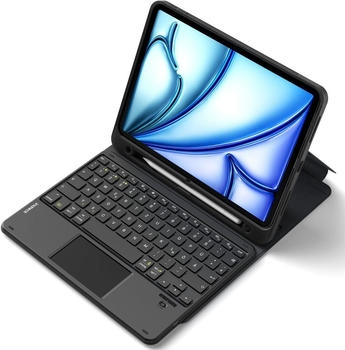 Inateck Tastaturh&uuml;lle f&uuml;r iPad 10./11. Generation, Air 11 Zoll (M3/M2), Air 5./4. Generation, Pro 11 Zoll (N0001)