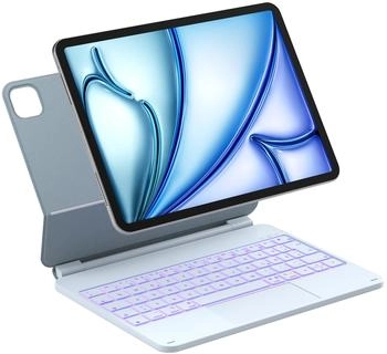 Inateck NeoMagic Magnetische Tastatur Hülle für iPad Air 11 Zoll M3/M2 (2025/2024) blau (KB09119)