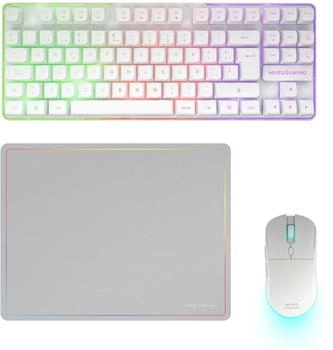 Mars Gaming MCPWTKL 3-in-1 White (ES)