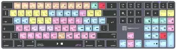 LogicKeyboard Titan Tastatur für Steinberg Cubase/Nuendo/Avid Pro Tools/FL Studio UK Mac Grau (VZ-2320360/VZ-2320361/VZ-2320351)
