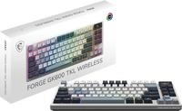 Gaming Keyboard MSI Forge GK600 TKL RGB FR Layout black