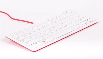 Raspberry Pi Tastatur (US) weiß