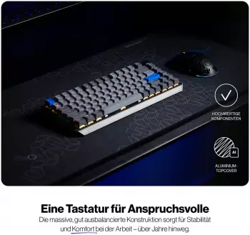 Endorfy Thock V2 75% Wireless (DE) – Vielseitige Konnektivität für grenzenlose Freiheit