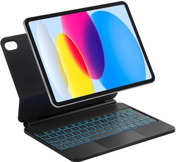 Inateck NeoMagic Magnetische Tastatur iPad 10.9 2022 / iPad 11 2025 Schwarz (DE)