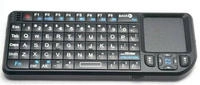 BerryBase Mini Funk Tastatur mit Touchpad & Beleuchtung - schwarz, US Layout