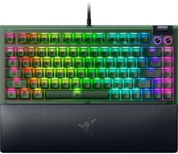 Razer BlackWidow V4 75% (Razer Orange) (US) Phantom Green Edition