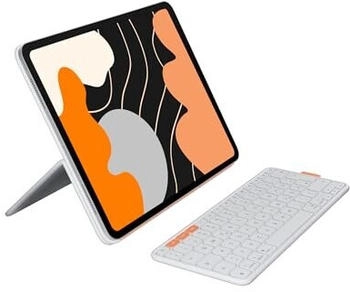 Logitech Flip Folio f&uuml;r iPad Pro 13 (M4) / iPad Air 13 (M2/M3) Hellgrau (DE)