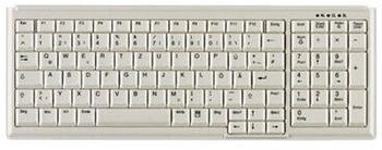 Active Key Kompakte Tastatur mit Nummernblock Hellgrau (DE)