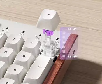 Keychron K10 HE Special Edition White – Dreifache Verbindungsoption ohne Latenz-Kompromisse