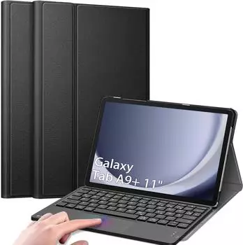 Fintie Keyboard Case Samsung Galaxy Tab A11+ / A9+ Black (DE)