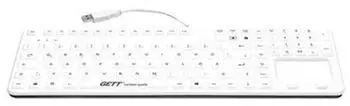 Gett TKG-109-GCQ-PR-TOUCH-ADH-WHITE-IP65-BACKL-USB-DE