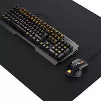 Titanwolf Tastatur-, Maus- und Mauspad-Set, Mechanisches Keyboard, Mouse & XXXL