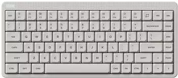 NuPhy Node 75 Low-Profile Lunar White (Red Nano) (US)