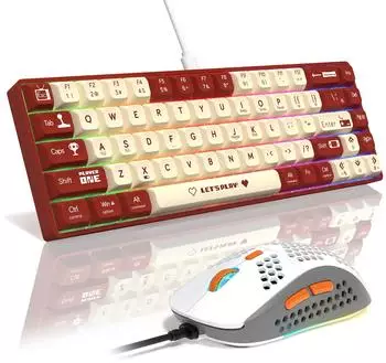 AJAZZ AK680 Burgundy Red (Blue Switch)