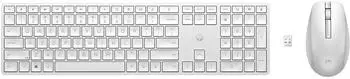 HP 650 Wireless Keyboard and Mouse Combo white (FR)
