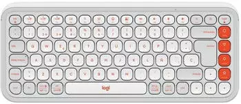 Logitech POP Icon Keys Offwhite/Orange (ES)