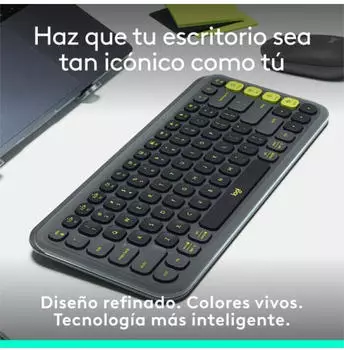 Logitech POP Icon Keys Graphite/Green (ES)