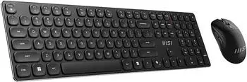 MSI Forge K210 Wireless Combo Black (DE) – Praktische Funkverbindung ohne Installation