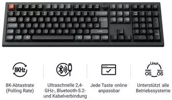 Keychron V6 Ultra 8K (Silk POM Red) (DE)