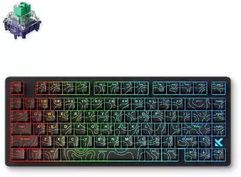 MCHOSE Jet 75 Black Topographic (Kailh Magnetic God Switch)