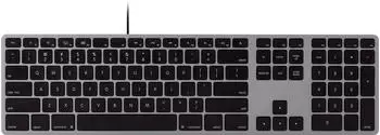Matias Wired USB-C Keyboard Space Grey (US)