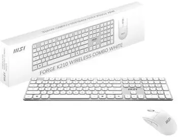 MSI Forge K210 Wireless Combo White (DE)