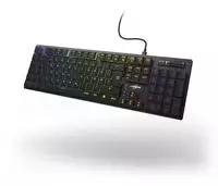 uRage Exodus 910 Low Profile Gaming Tastatur QWERTZ DE Schwarz (00217834)