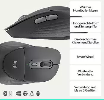 Logitech Signature Comfort Plus Combo MK880 Graphite (DE)