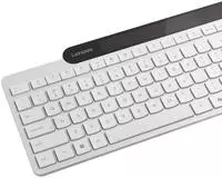 Lenovo Bluetooth-Tastatur mit Selbstladefunktion (wei&szlig;)