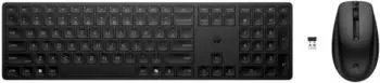 HP 655 Tastatur-und-Maus-Set kabellos QWERTY Englisch schwarz (4R009UT#ABB)
